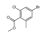 Methyl 4-bromo-2-chloro-6-methylbenzoate