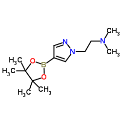 N,N-Dimethyl-2-(4-(4,4,5,5-tetramethyl-1,3,2-dioxaborolan-2-yl)-1H-pyrazol-1-yl)ethanamine