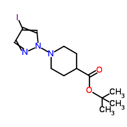 Tert-butyl 4-(4-iodo-1H-pyrazol-1-yl)piperidine-1-carboxylate Cas:877399-73-0 第1张