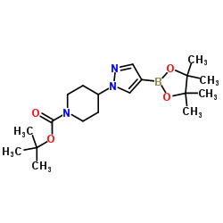 Tert-Butyl 4-[4-(4,4,5,5-tetramethyl-1,3,2-dioxaborolan-2-yl)-1H-pyrazol-1-yl]piperidine-1-carboxylate CAS:877399-74-1 manufacturer price 第1张