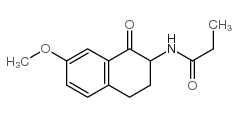 N-(7-methoxy-1-oxo-3,4-dihydro-2H-naphthalen-2-yl)propanamide CAS:88058-66-6 第1张