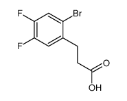 3-(2-Bromo-4,5-difluorophenyl)propanoic acid CAS:881189-69-1 第1张