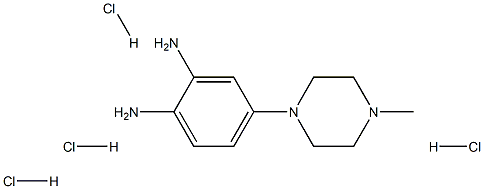 1,2-Benzenediamine, 4-(4-methyl-1-piperazinyl)-, tetrahydrochloride