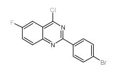 2-(4-bromophenyl)-4-chloro-6-fluoroquinazoline Cas:881310-87-8 第1张