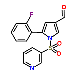 1H-Pyrrole-3-carboxaldehyde, 5-(2-fluorophenyl)-1-(3-pyridinylsulfonyl)- CAS:881677-11-8 manufacturer price 第1张