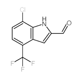 7-Chloro-4-(trifluoromethyl)-1H-indole-2-carbaldehyde CAS:883522-93-8 第1张