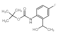 tert-butyl N-[4-fluoro-2-(1-hydroxyethyl)phenyl]carbamate