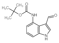 tert-Butyl 3-formyl-1H-indol-4-ylcarbamate