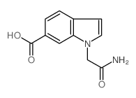 1-Carbamoylmethyl-6-indolecarboxylic acid