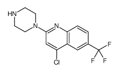 4-chloro-2-piperazin-1-yl-6-(trifluoromethyl)quinoline CAS:885270-52-0 第1张