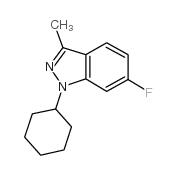 1-cyclohexyl-6-fluoro-3-methylindazole