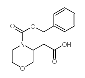 2-(4-phenylmethoxycarbonylmorpholin-3-yl)acetic acid CAS:885273-93-8 第1张