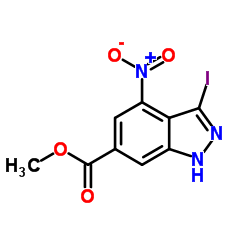 Methyl 3-iodo-4-nitro-1H-indazole-6-carboxylate