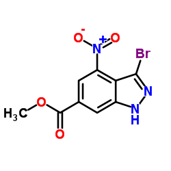 Methyl 3-bromo-4-nitro-1H-indazole-6-carboxylate