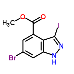 Methyl 6-bromo-3-iodo-1H-indazole-4-carboxylate