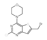 4-[6-(bromomethyl)-2-chlorothieno[3,2-d]pyrimidin-4-yl]morpholine