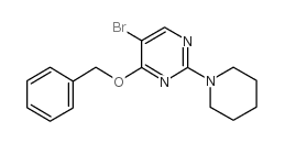 4-(Benzyloxy)-5-bromo-2-(piperidin-1-yl)pyrimidine