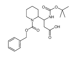 3-[(2-methylpropan-2-yl)oxycarbonylamino]-3-(1-phenylmethoxycarbonylpiperidin-2-yl)propanoic acid