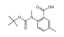 5-methyl-2-[methyl-[(2-methylpropan-2-yl)oxycarbonyl]amino]benzoic acid