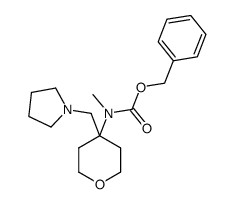 benzyl N-methyl-N-[4-(pyrrolidin-1-ylmethyl)oxan-4-yl]carbamate