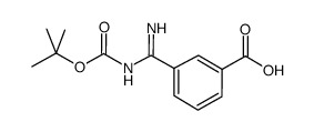 3-(N-(tert-butoxycarbonyl)carbamimidoyl)benzoic acid