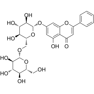 Chrysin 7-O-β-gentiobioside