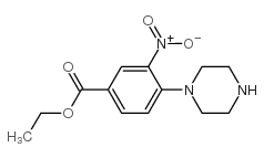 ethyl 3-nitro-4-piperazin-1-ylbenzoate CAS:886631-29-4 第1张