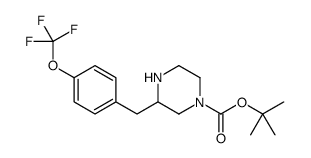 tert-butyl 3-[[4-(trifluoromethoxy)phenyl]methyl]piperazine-1-carboxylate