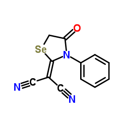 Propanedinitrile, 2-(4-oxo-3- phenyl-2-selenazolidinylidene)-