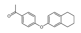 1-[4-(5,6,7,8-tetrahydronaphthalen-2-yloxy)phenyl]ethanone