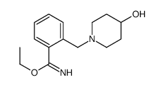 ethyl 2-[(4-hydroxypiperidin-1-yl)methyl]benzenecarboximidate