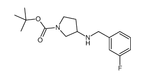 tert-butyl 3-[(3-fluorophenyl)methylamino]pyrrolidine-1-carboxylate