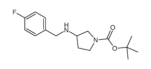 tert-butyl 3-[(4-fluorophenyl)methylamino]pyrrolidine-1-carboxylate