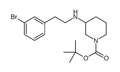 tert-butyl 3-[2-(3-bromophenyl)ethylamino]piperidine-1-carboxylate CAS:887584-56-7 第1张