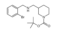 tert-butyl 3-[[(2-bromophenyl)methylamino]methyl]piperidine-1-carboxylate