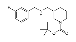 tert-butyl 3-[[(3-fluorophenyl)methylamino]methyl]piperidine-1-carboxylate