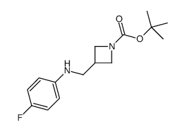 tert-butyl 3-[(4-fluoroanilino)methyl]azetidine-1-carboxylate CAS:887590-04-7 第1张