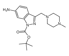 tert-butyl 6-amino-3-[(4-methylpiperazin-1-yl)methyl]indazole-1-carboxylate