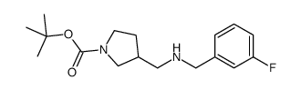 tert-butyl 3-[[(3-fluorophenyl)methylamino]methyl]pyrrolidine-1-carboxylate