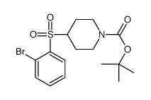 tert-butyl 4-(2-bromophenyl)sulfonylpiperidine-1-carboxylate