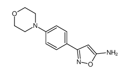 3-(4-morpholin-4-ylphenyl)-1,2-oxazol-5-amine