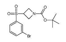 tert-butyl 3-(3-bromophenyl)sulfonylazetidine-1-carboxylate