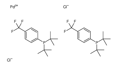 Bis[di-(tert-butyl)(4-trifluoromethylphenyl)phosphine]palladium(II) chloride CAS:887919-36-0 第1张