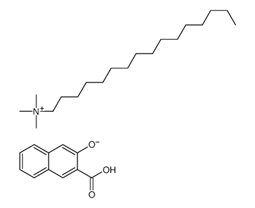 3-carboxynaphthalen-2-olate,hexadecyl(trimethyl)azanium