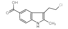 3-(2-chloroethyl)-2-methyl-1H-indole-5-carboxylic acid CAS:889953-68-8 第1张