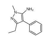 5-ethyl-2-methyl-4-phenylpyrazol-3-amine