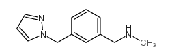 N-methyl-1-[3-(pyrazol-1-ylmethyl)phenyl]methanamine CAS:892502-10-2 第1张