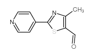 4-methyl-2-pyridin-4-yl-1,3-thiazole-5-carbaldehyde