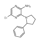 5-bromo-3-(2-phenylpyrrolidin-1-yl)pyrazin-2-amine