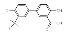 5-[4-chloro-3-(trifluoromethyl)phenyl]-2-hydroxybenzoic acid